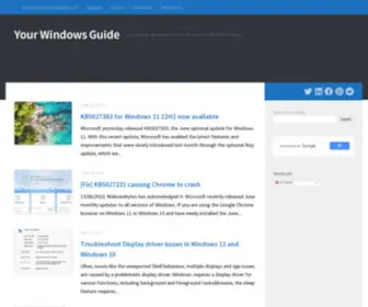 Yourwindowsguide.com(Your Windows Guide) Screenshot