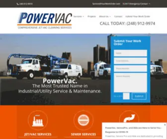 Yourworkorder.com(Powervac Industrial Service and Maintenance) Screenshot