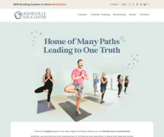 Youryoga.com(Asheville Yoga Center) Screenshot