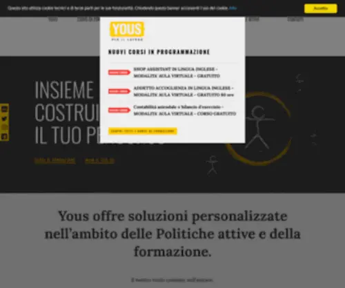 Yous.it(INSIEME COSTRUIAMO IL TUO PERCORSO) Screenshot