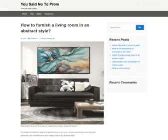 Yousaidnotoprom.com(News) Screenshot
