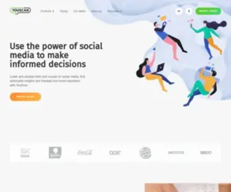 Youscan.io(#1 Social Media Intelligence Platform) Screenshot
