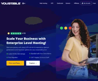 Youstable.com(YouStable®) Screenshot