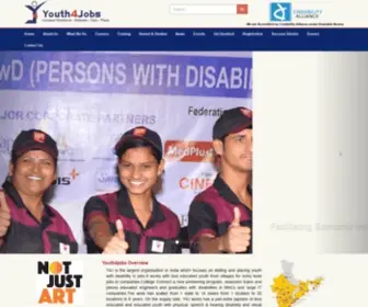 Youth4Jobs.org(Jobs for disabled) Screenshot