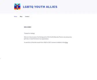 Youthallies.com(The content of this site has been archived and) Screenshot