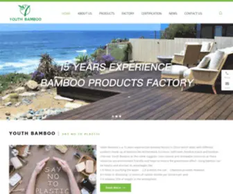 Youthbamboo.com(Bamboo Product) Screenshot