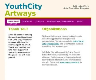 Youthcityartways.org(Youthcityartways) Screenshot