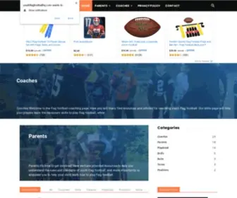 Youthflagfootballhq.com(Flag football) Screenshot