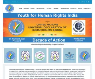 Youthforhumanrightsindia.org(Youthforhumanrightsindia) Screenshot