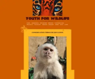 Youthforwildlife.com(Wildlife photography) Screenshot