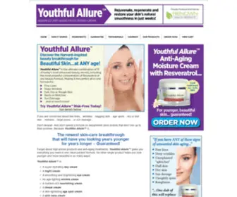 Youthfulallure.com(Age Defying Face Cream) Screenshot