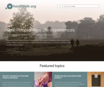 Youthhealthtalk.org(Healthtalk) Screenshot