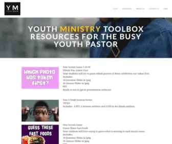 Youthministrytoolbox.com(Youthministrytoolbox) Screenshot