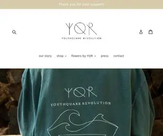 Youthquakerevolution.com(Jewelry and lifestyle brand inspired by the four elements) Screenshot