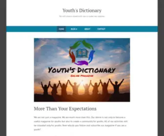 Youthsdictionary.com(We will always stand with you to make you smarter) Screenshot