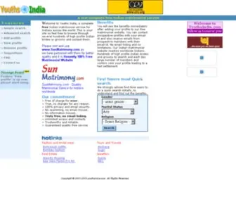 Youthsindia.com(Free Indian matrimonial for all India religions) Screenshot