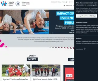 Youthsporttrust.org(Youthsporttrust) Screenshot