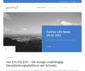 Youtility.ch(Ihr Partner im Energiemarkt) Screenshot