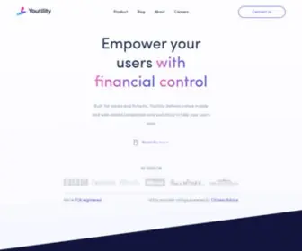 Youtility.co.uk(Empower your users with financial control) Screenshot