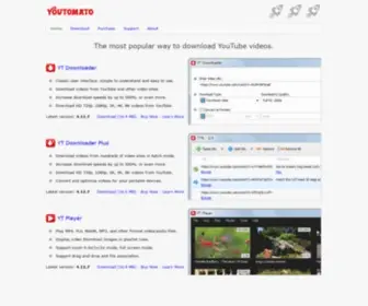 Youtomato.com(TubeDownload Official Site) Screenshot