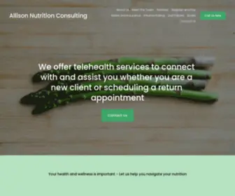 Youtritionllc.com(Allison Nutrition Consulting) Screenshot