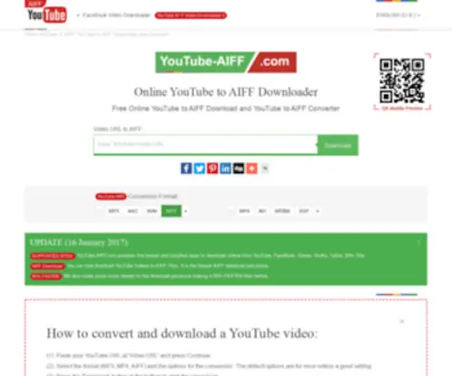 Youtube-Aiff.com(YouTube AIFF) Screenshot