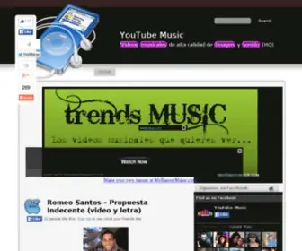 Youtube-Music.com.ar(Youtube Music) Screenshot