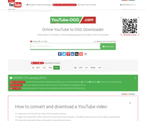 Youtube-OGG.com(YouTube OGG) Screenshot