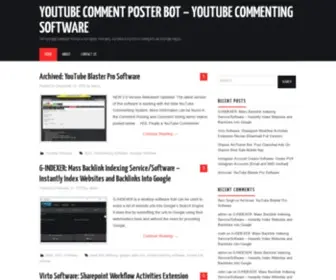 Youtubecommentposterbot.com(YOUTUBE COMMENT POSTER BOT) Screenshot