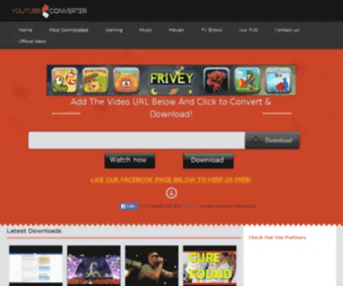 Youtubeconverter.co(Youtube Converter) Screenshot