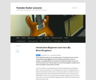 Youtubeguitarlessons.net(Youtube Guitar Lessons) Screenshot