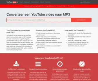 YoutubeMP3.nl(Gratis YouTube naar MP3 converter) Screenshot