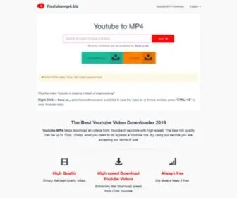 YoutubeMP4.biz(Youtube video Downloader) Screenshot