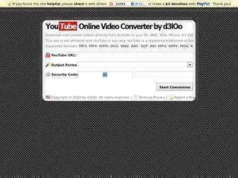 Youtubeonlinevideoconverter.com(YouTube Online Video Converter) Screenshot