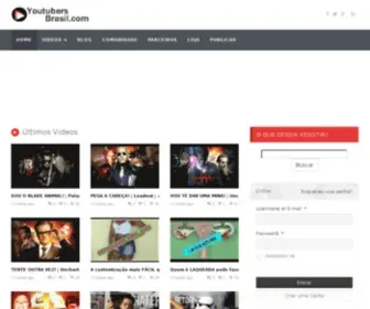 Youtubersbrasil.com(Youtubers Brasil) Screenshot