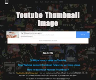 Youtubethumbnailimage.com(Youtube Thumbnail Image) Screenshot