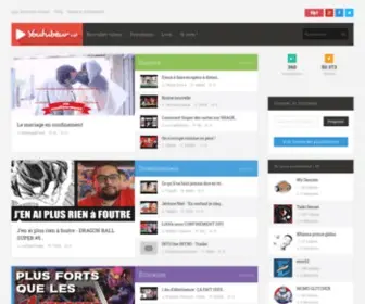 Youtubeur.net(Des Youtubeurs passionnés) Screenshot