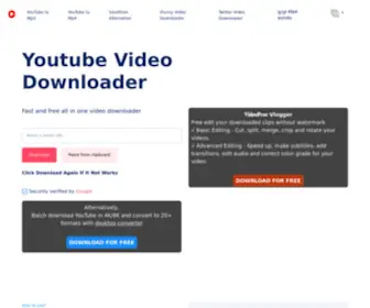 Youtubevideodownloader.site(Youtube Video Downloader) Screenshot