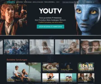 Youtv.de(YOUTV Online TV Videorekorder) Screenshot