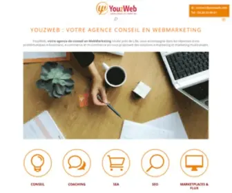 Youzweb.com(YouzWeb vous accompagne dans vos problématiques eBusiness) Screenshot