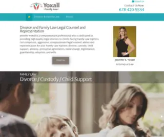 Yoxlaw.com(Yoxall Family Law) Screenshot