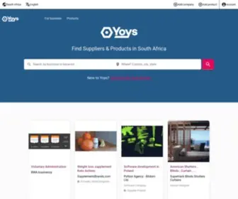Yoys.co.za(B2B Marketplace) Screenshot