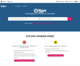 Yoys.co(B2B Marketplace) Screenshot