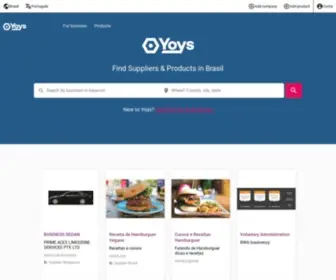 Yoys.com.br(B2B Marketplace) Screenshot