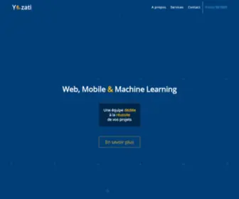 Yozati.com(Développement et marketing digital clef en main) Screenshot