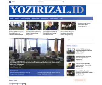 Yozirizal.id(Website Pribadi Yozi Rizal) Screenshot