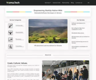 Yozmatech.com(IT Outsourcing Solutions for Companies and Start) Screenshot