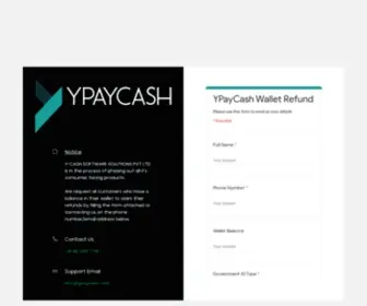 Ypaycash.com(YPAYCASH Prepaid Mobile Wallet) Screenshot