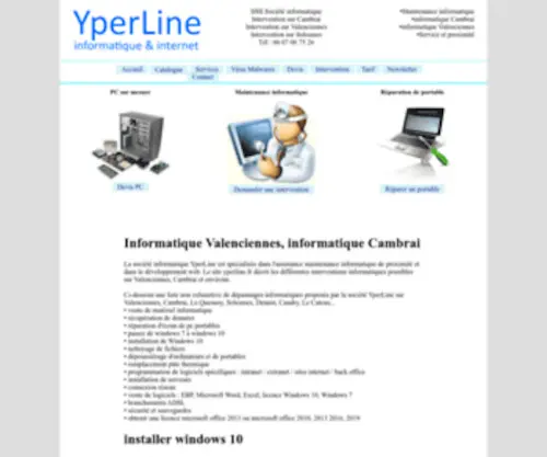Yperline.fr(MatÃ©riel informatique) Screenshot
