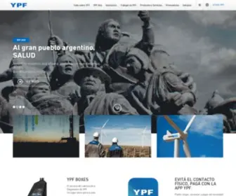 YPF.com.ar(Naftas, Gas y Petróleo) Screenshot